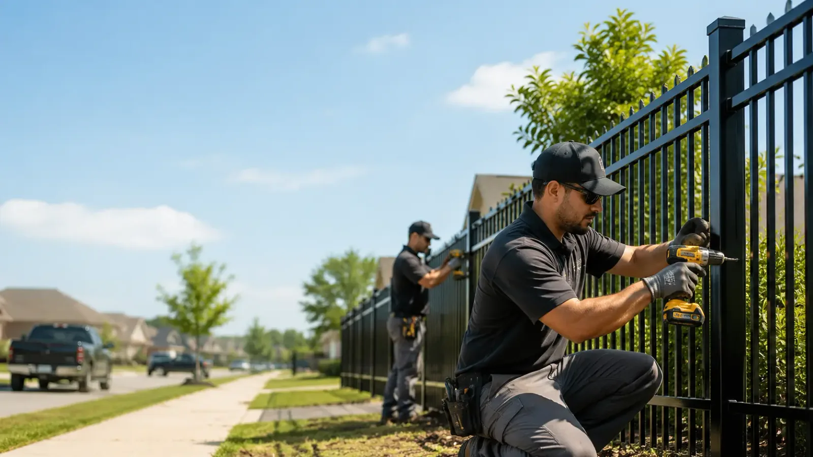 Metal Fence Installation in Washington, NE